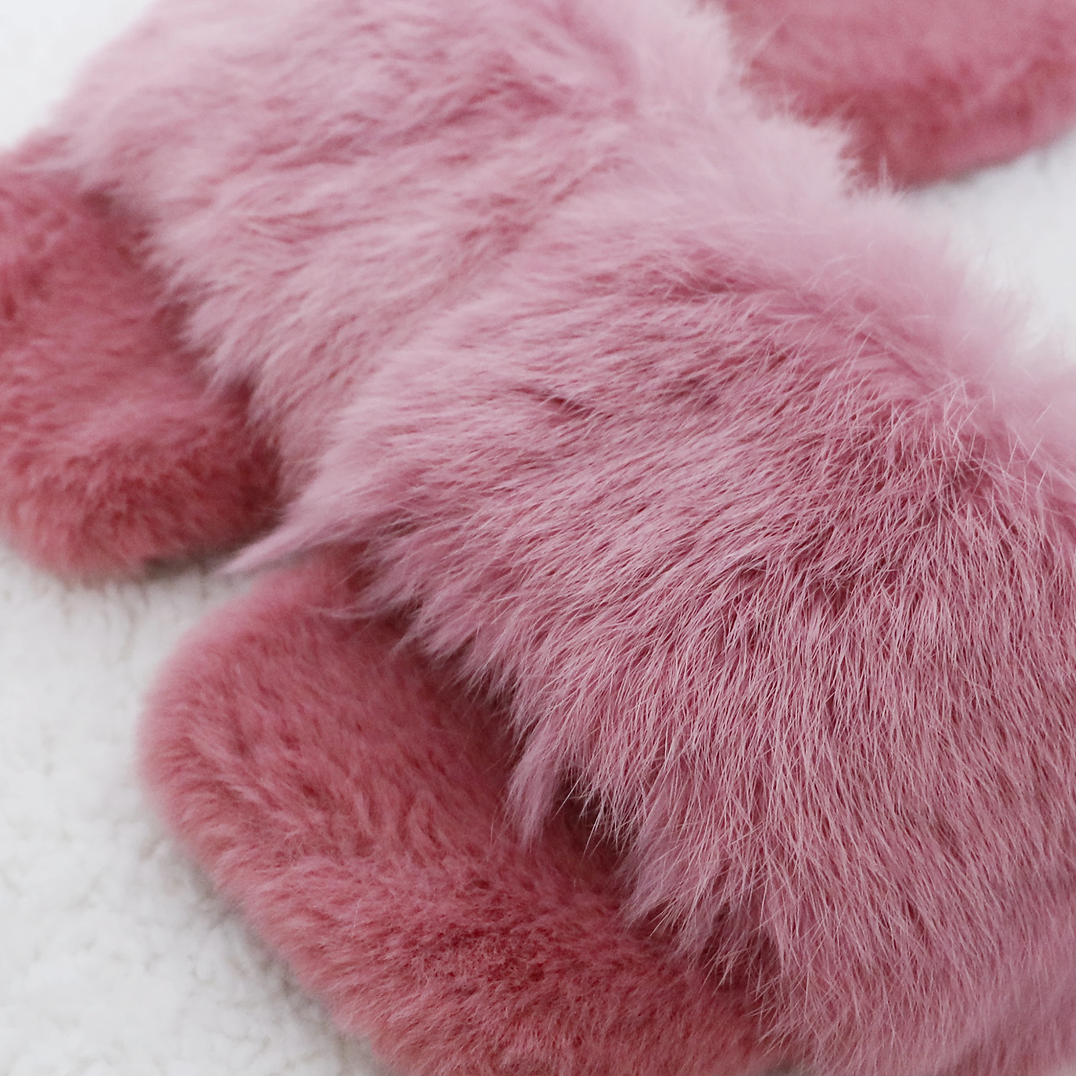 Wholesale Outdoor Plush Open Toe Flat Sandale Femme