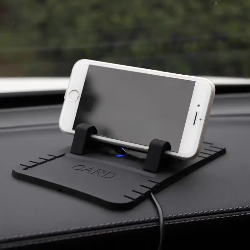 Non-slip Car Wireless Charger Mat with Phone Holder for Automotive Use