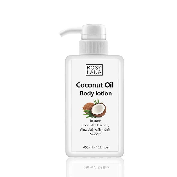 
OEM ODM Private Label Natural Coconut Oil Body Whitening Moisturizing Lotion Cream 