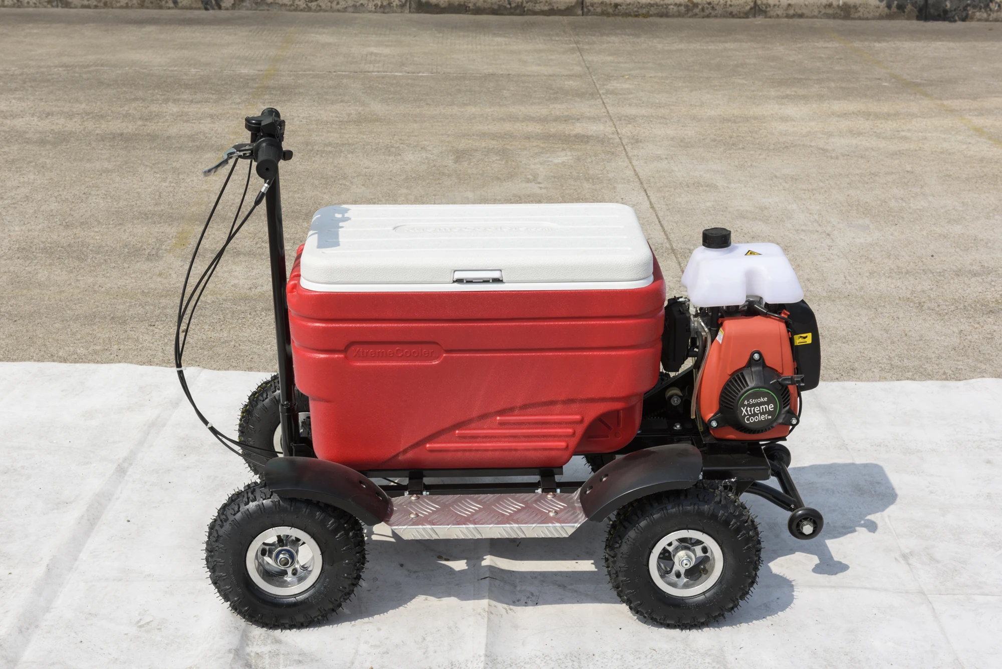 Easy Operate Camping Food Keeper Outdoor Using Gas Powerful Cooler Scooter With Box