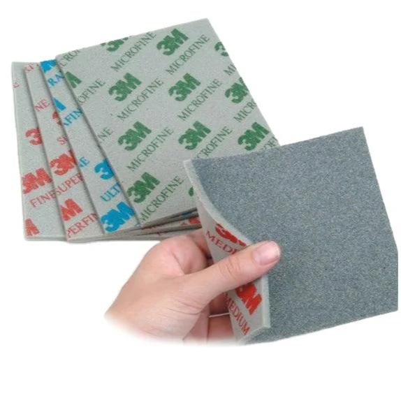 Flexible Polish Tools sanding sponge Softback sanding block 02606 4 1/2 in x 5 1/2 3M polishing pads