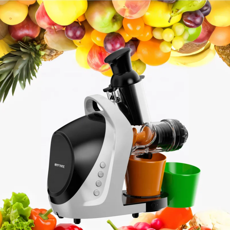 BPA Free Wide Mouth High Juice Cold Press Juicer Extractor Masticating Slow Juicer