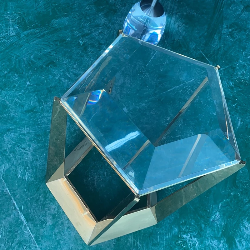 Acrylic chair High-end transparent dining chair armchair