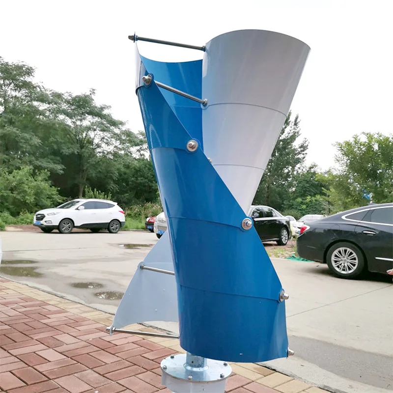 Low Noise 600w 800W 1000W 12V 24V 48V Tulip Vertical Axis Wind Generator