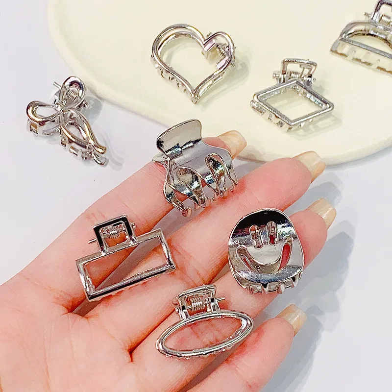 Small Hair clamp jaw clips for women girls lady fashion accessories mini  hair claw clips