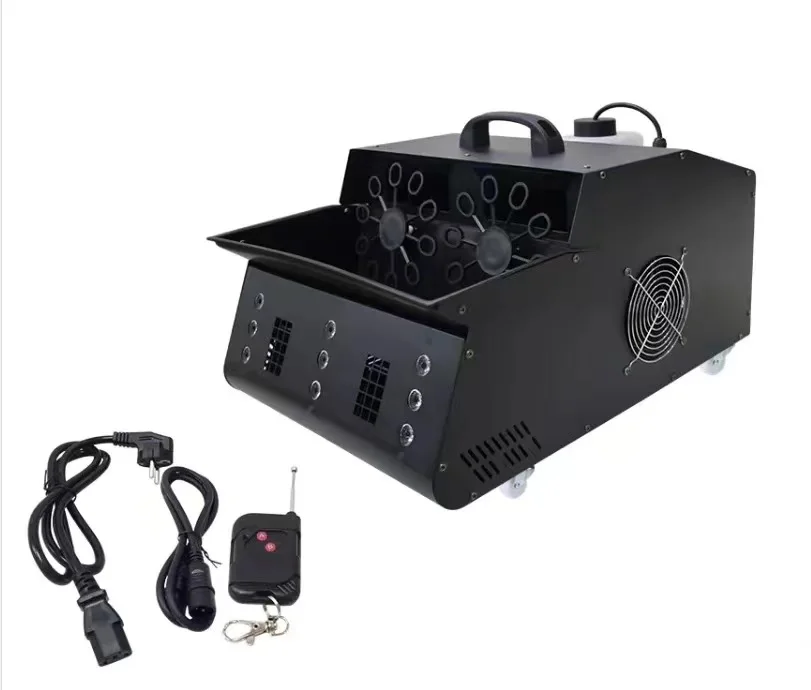 3500w Led Smoke Dmx 512 Automatic Blower Soap Bubble Fog Machine With Remote Control For Stage Dj Wedding Party Show 1500W Club