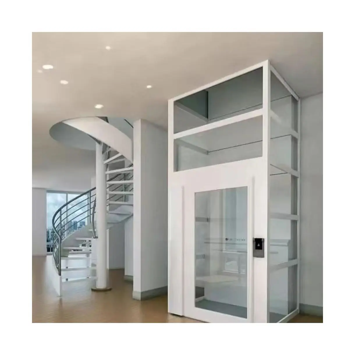 Premium Home Elevator with Traction System for Multi-Level Houses villa elevator