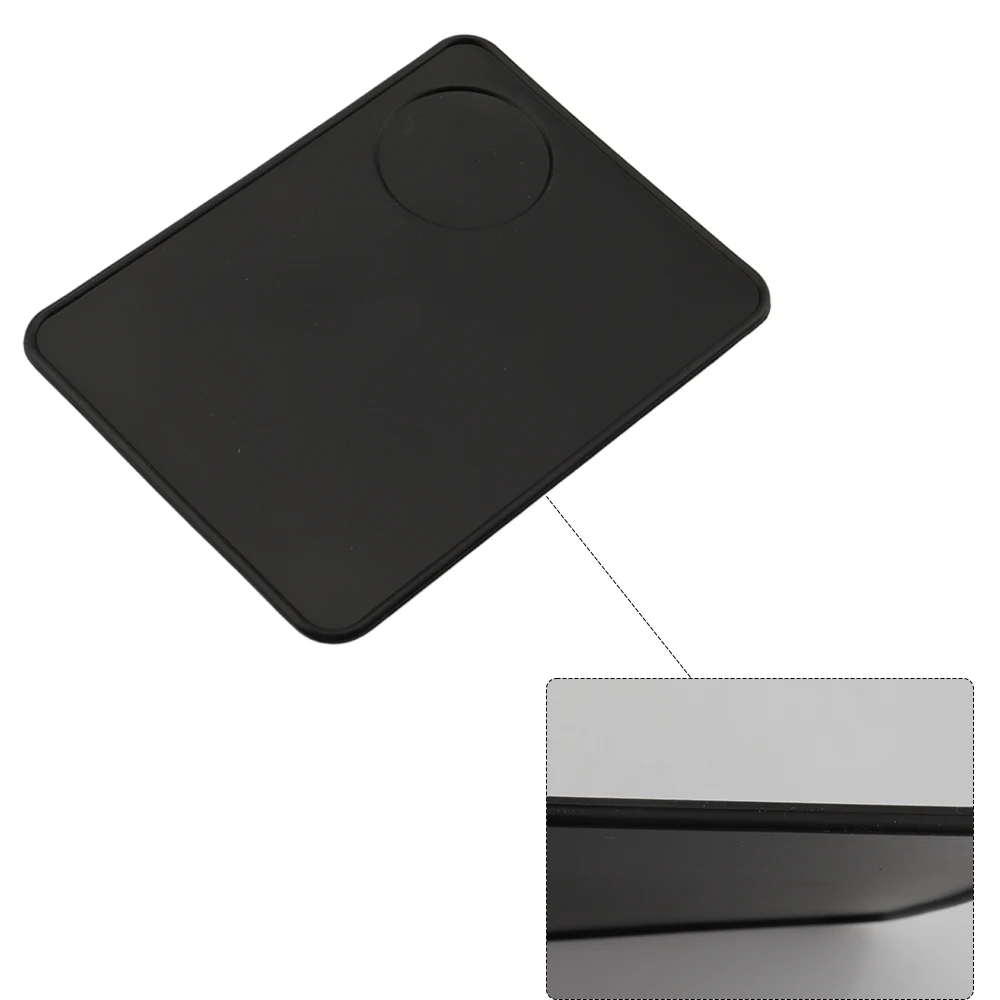 Coffee Accessories 200x150mm Food Grade Silicone Espresso Flat Coffee Tamper Mat Pad