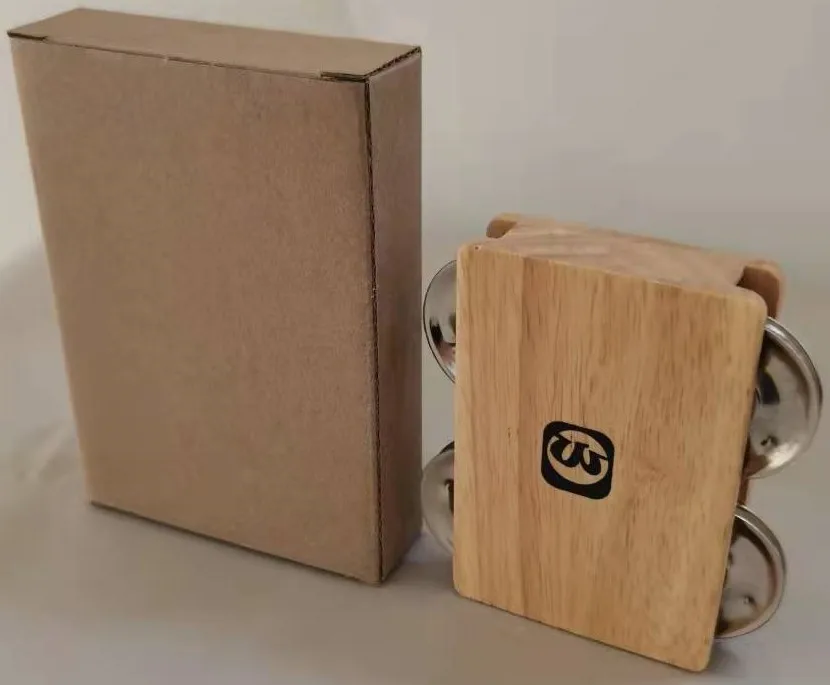 Walter cajon drum wooden companion,musical instruments bell Tambourine Stainless steel jingles