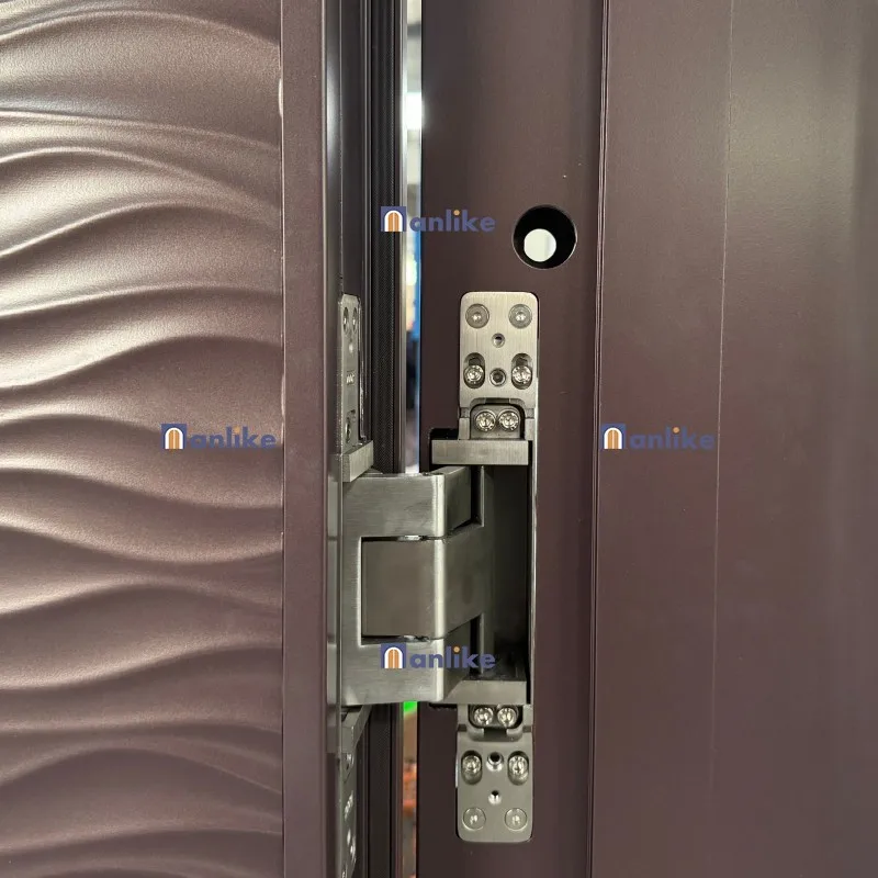 Anlike Dubai Luxury Customized High End Smart Latest Double Cast Aluminum Security Exterior Villa Entrance Door