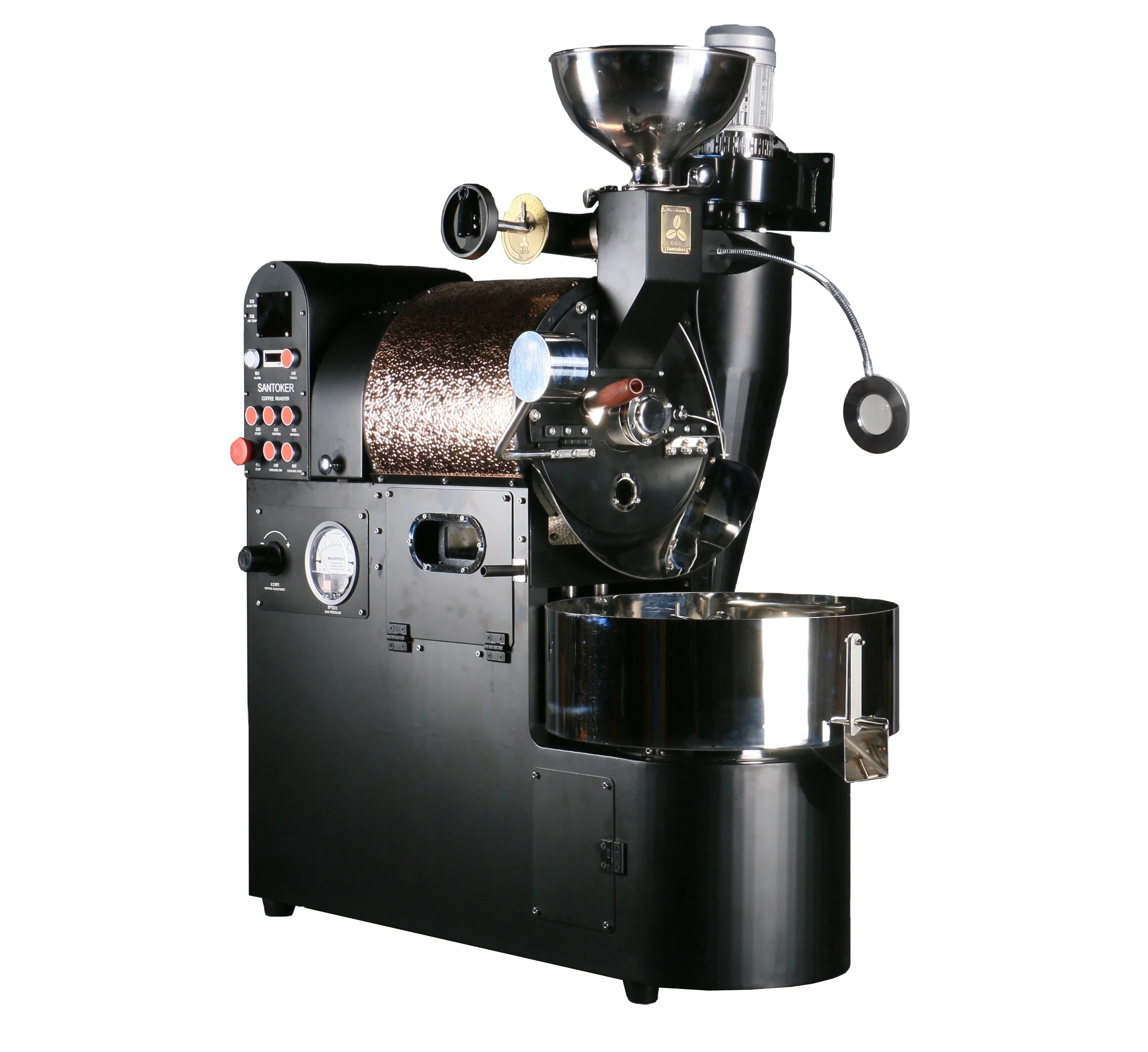 Wintop Professional 1kg 2kg Commercial Santoker Coffee Roaster for Home Gas Electrical Coffee Bean Roasting Machine