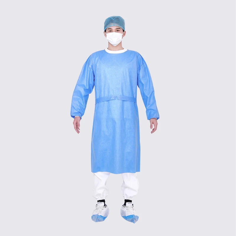 
 Rhycom уровень 4 стерильный SSMMS + микро SMS Хирургический халат с высокой защитой водонепроницаемый медицинский защитный комбинезон  