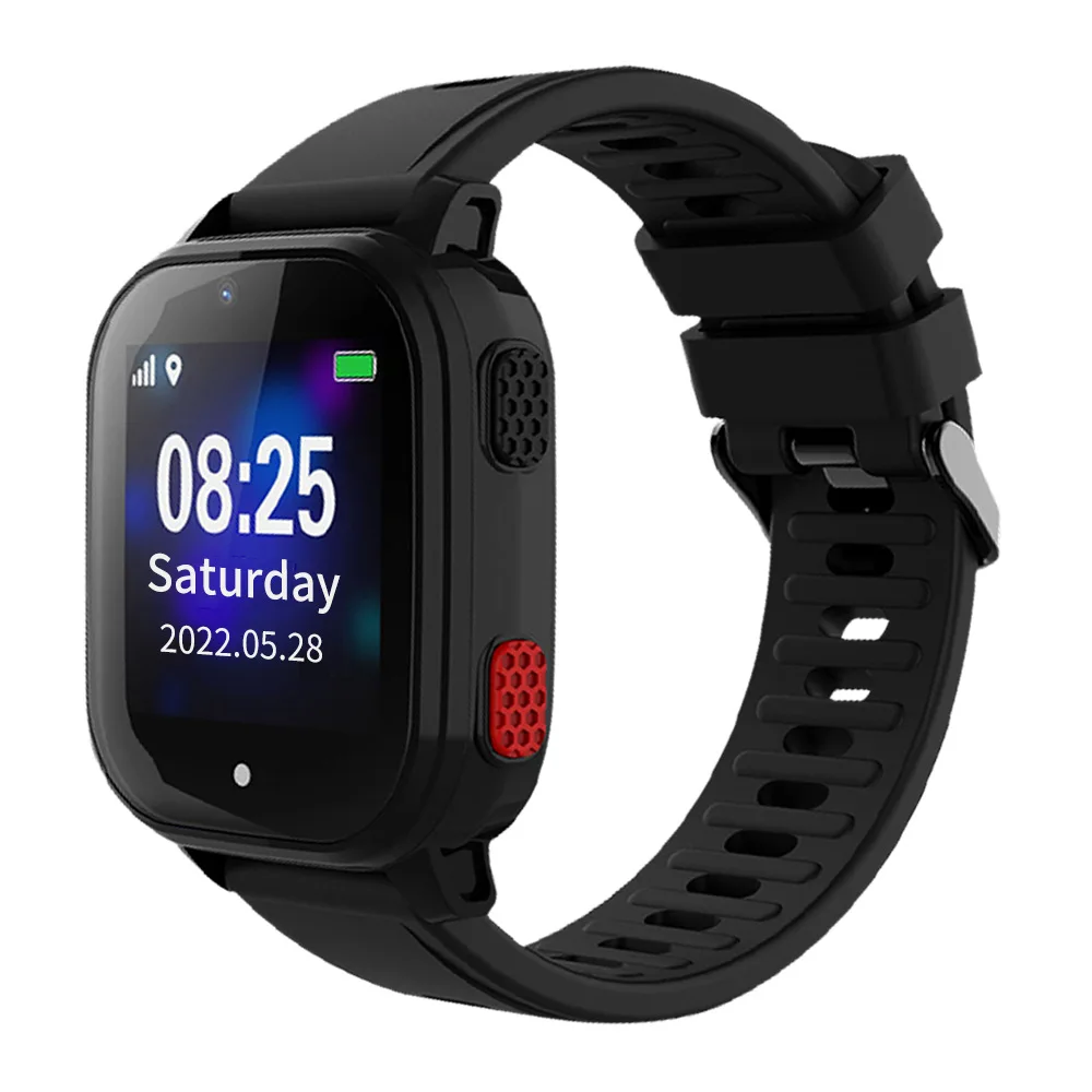 4G Elderly Smart Watch GPS Tracker Video Call SOS Heart Rate Monitoring IOS Android GPS+WIFI+LBS Positioning Smart Clock