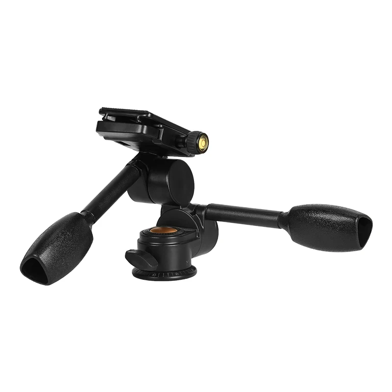 Factory sell QZSD high quality 10kg load professional Q80 3 way panhead camera mount tripod damping panorama head