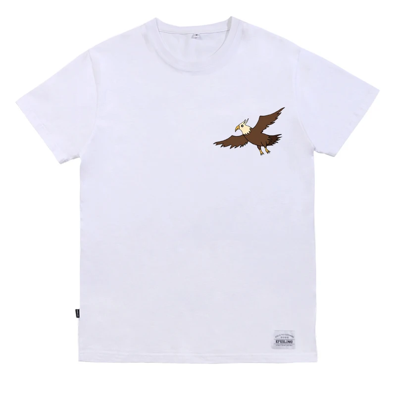 2021 High Quality 60% Cotton 40% Polyester White Printing T-shirts Custom T-Shirt