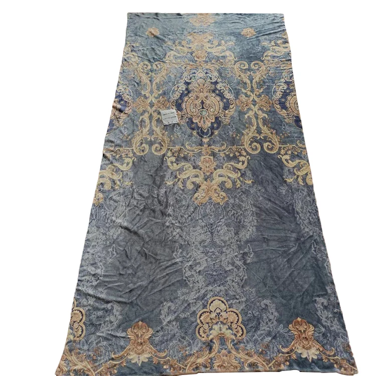 Supplier Black Bottom Fabric Material Single-Sided Printed Flannel Fabrics From China