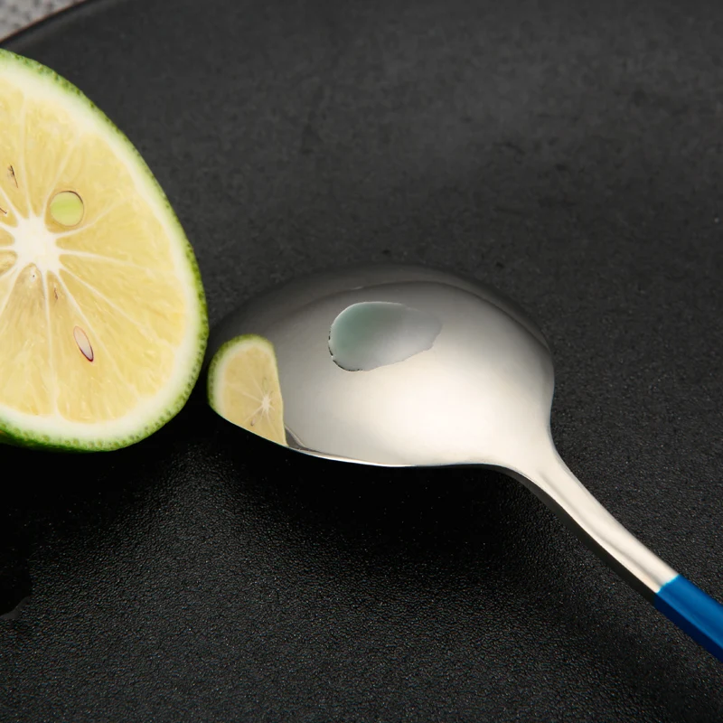 
Cheap stainless steel tableware,wholesale 18/10 colorful mirror cutlery set for restaurant bar 