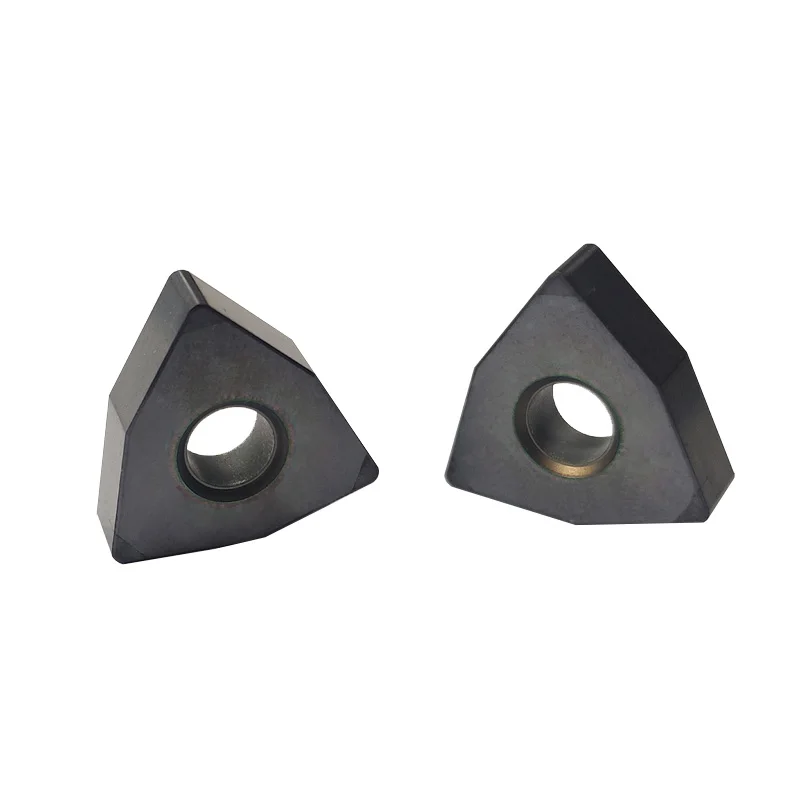 High speed hard cutting gear hardened steel face intermittently machined CBN blade
