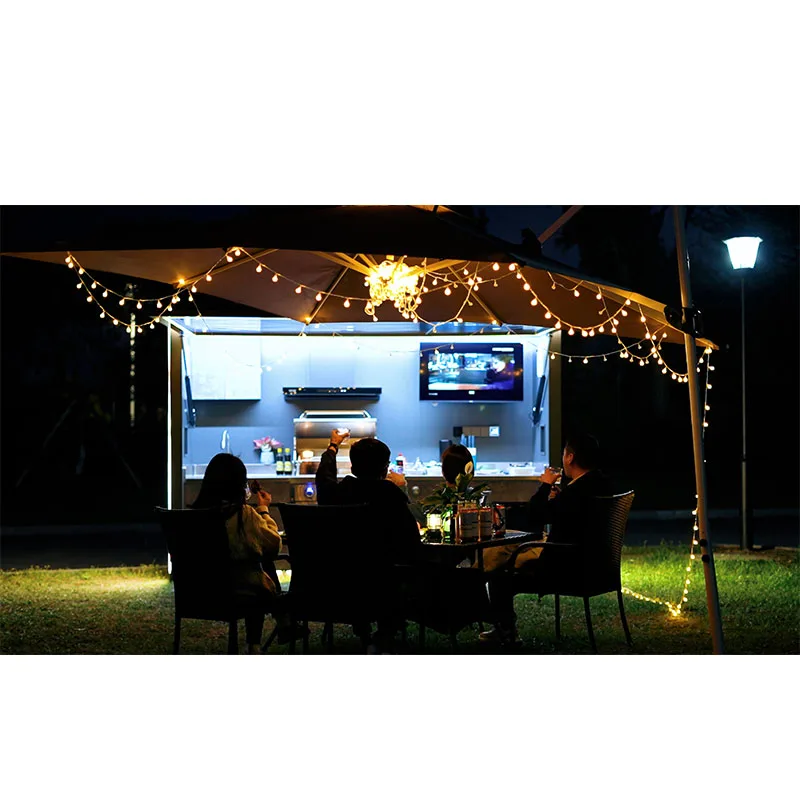 Full stainless steel outdoor kitchen bbq island with pizza oven/fridge/bbq grill