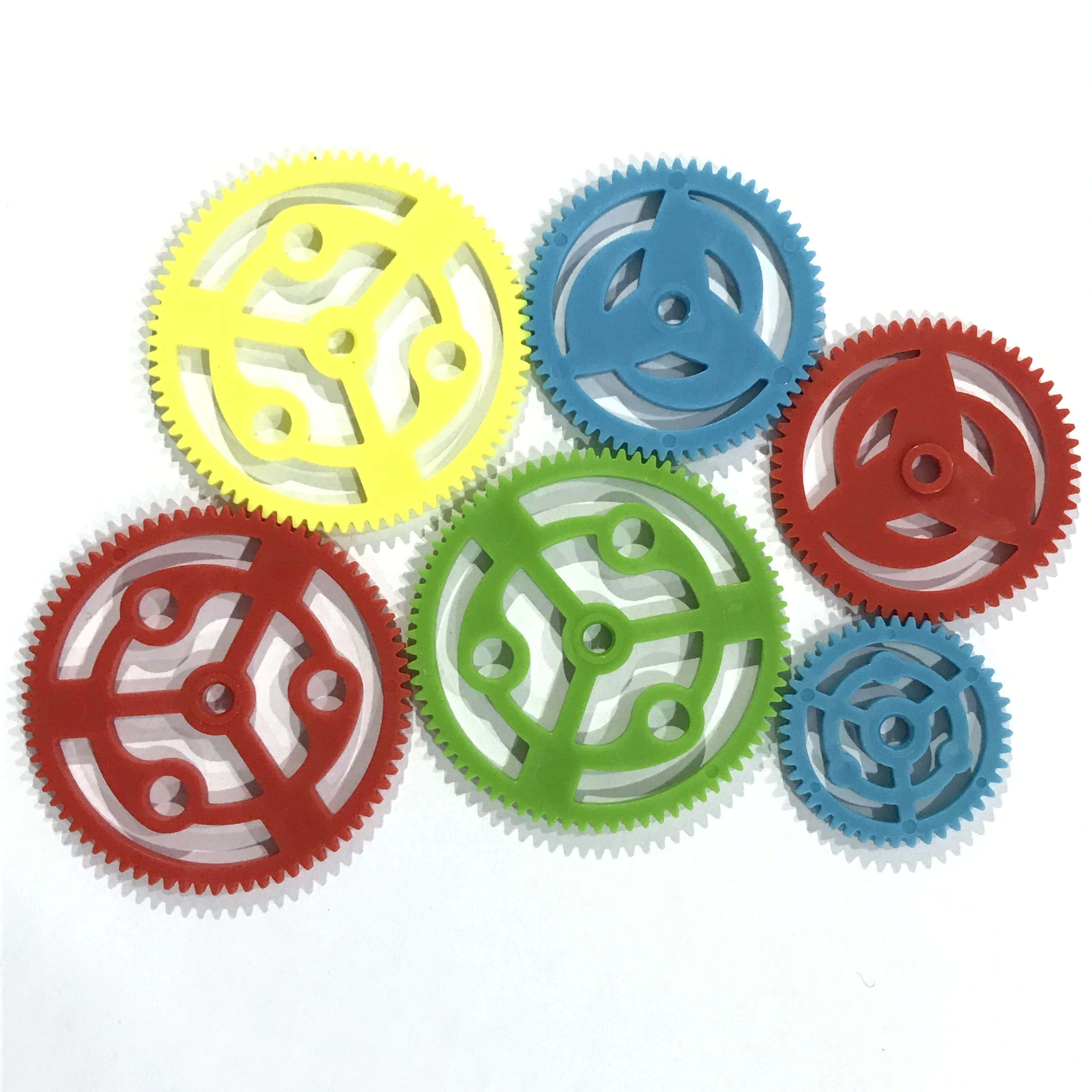 Высококачественное Литье под давлением, небольшие красочные игрушечные шестерни thinkимеется