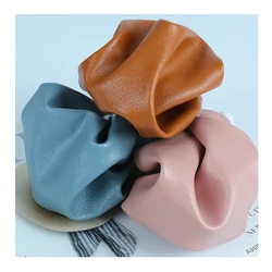 1.2mm pu faux leather vinyl cantaloupe pattern oil wax pu synthetic leather vinyl for handbags shoes