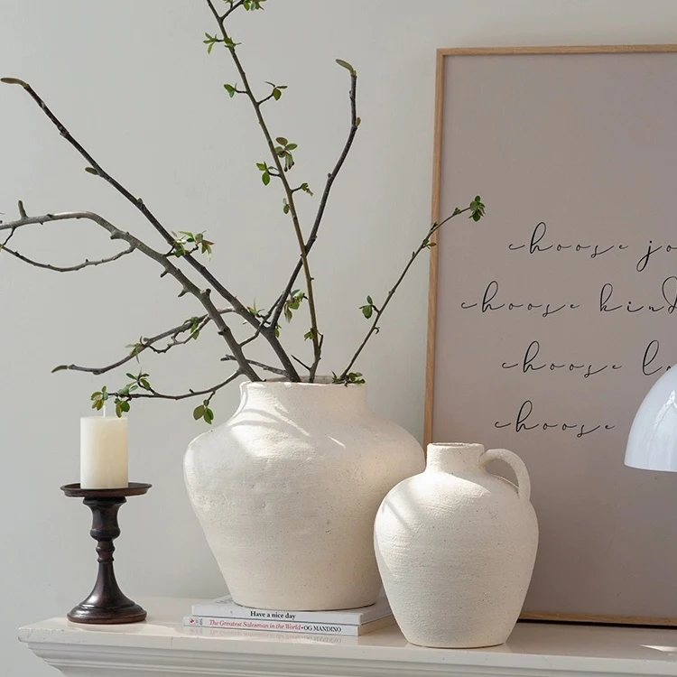 High quality wedding centerpiece decorative handicraft terracotta bud vase nordic ornament ceramic vases