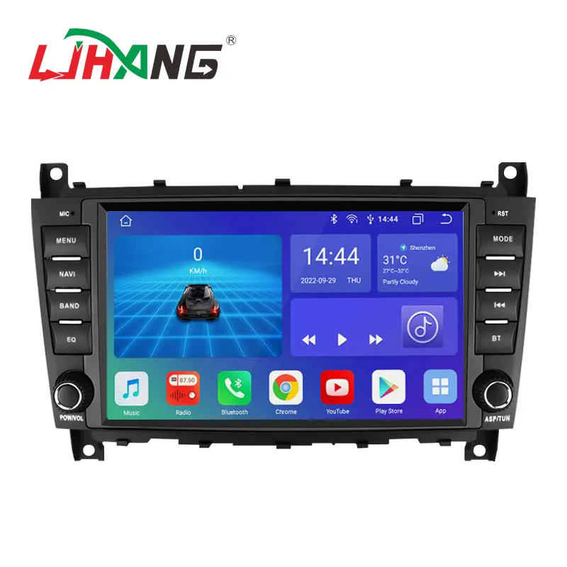 Android 12 car multimedia player radio for Mercedes Benz Clase C W203 2004-2007 CIC W203 2008-2010 W209 gps navigation stereo
