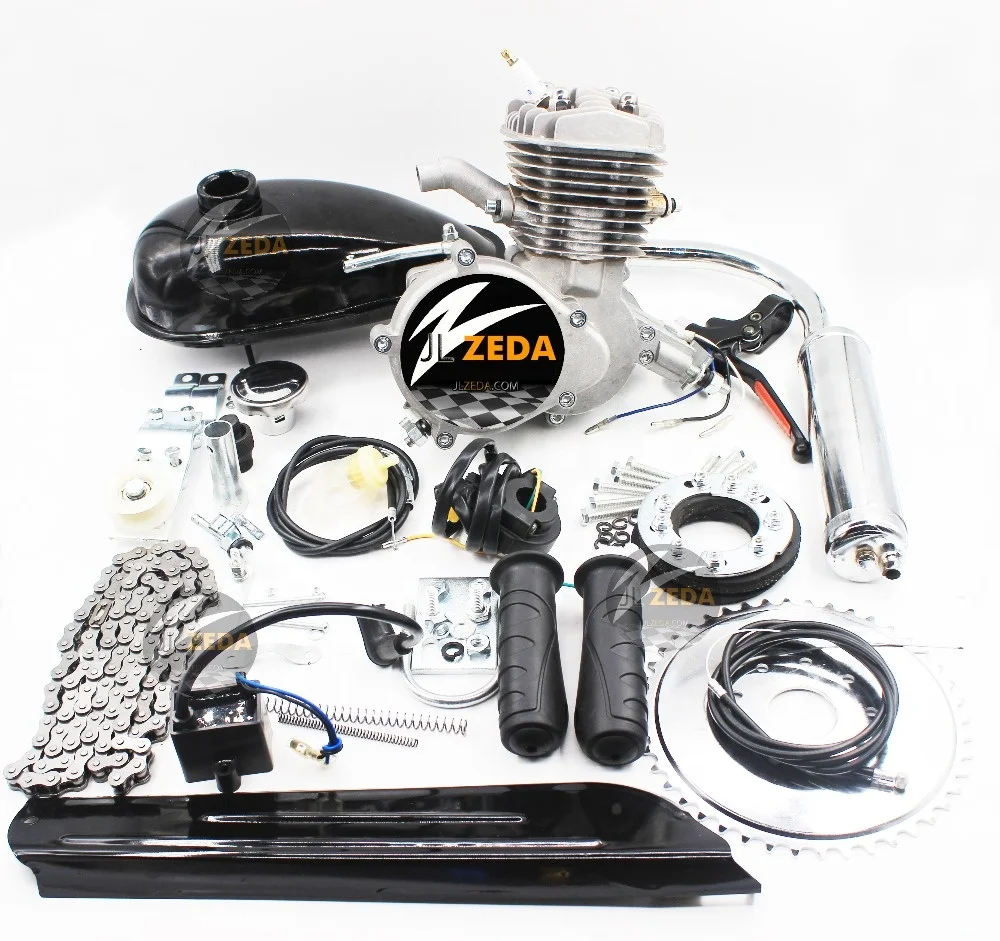  ZEDA бензиновые двигатели YD100 для велосипедов/комплект de motor para bicicleta 80 cc/комплект моторизованных велосипедных газовых