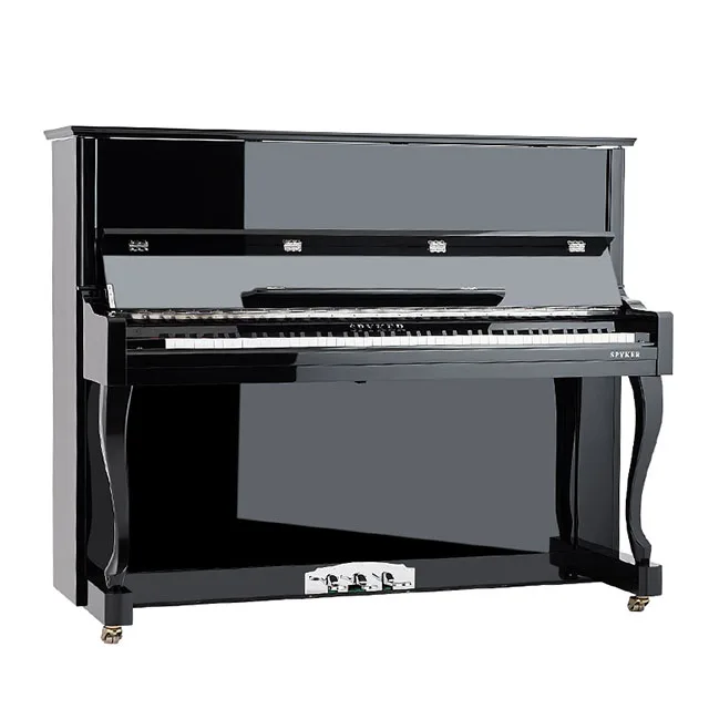 SPYKER модель HD-123G черный лак акустической пианино профессиональный пианино черный пианино на колесах по хорошей цене
