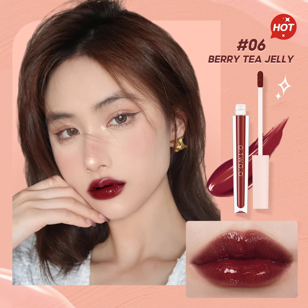 O.TWO.O Smooth Light Weight 3D Lip gloss High Pigment Long Lasting Lip Glaze