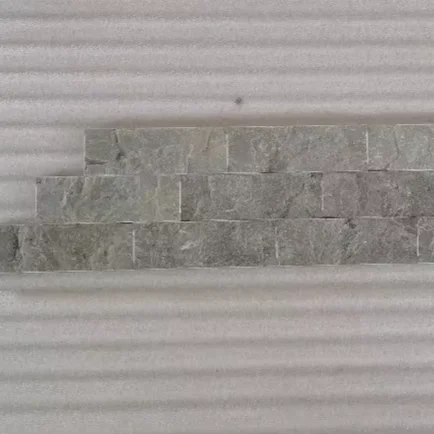 DAYA Stone Direct Manufactory Price Splitface Light White Marble Interlocking Wall Cladding