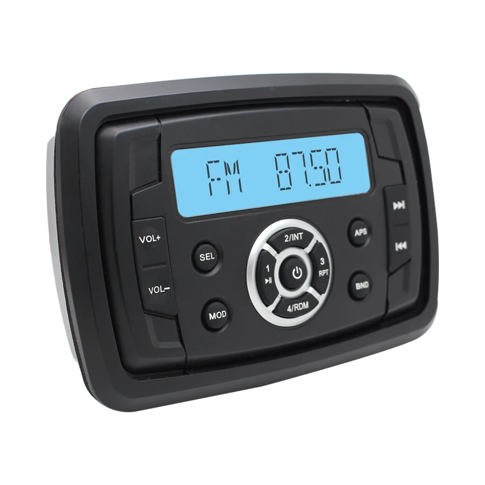 sold by OEM  bathroom bathtub saunaroom  marine MP3  Player Digital Media Receiver AM FM Radio for golf cart boat yacht
