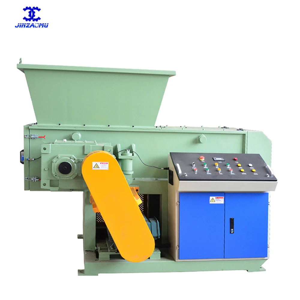 Stable Quality Industrial Production Line Machinery Plastic PET Bottle Waste Recycling Single Shaft Shredder
