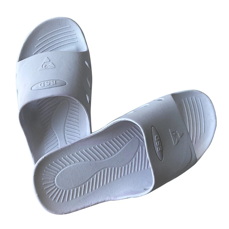 Manufacturer ESD Slipper SPU Unisex New Design Non-slip Cleanroom Esd Antistatic Slipper