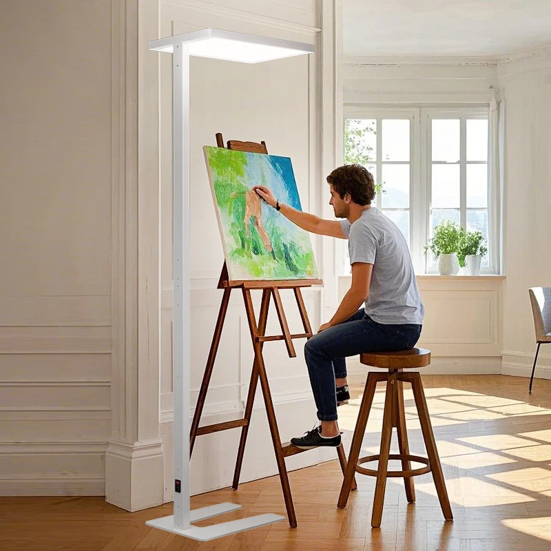 110W 4000K Floor Lamps Standing Home Decor Luxury Steel Floor Lamp for Living Room Decor Floor Lamps Office Touch Control