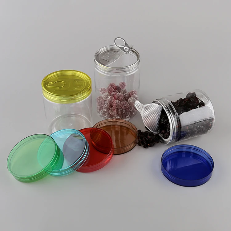 Best price vegetable containers airtight pet plastic bpa free canning jar packaging bottle can