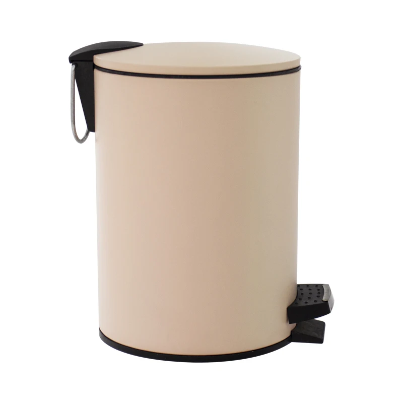 Профессиональное изготовление на открытом воздухе Блестящий Золотой Металл педаль маленькое мусорное ведро для кухни из нержавеющей стали для мусора для ванной комнаты