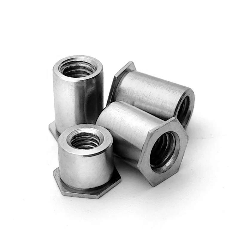 416Stainless steel through-hole pressure riveting stud Hexagonal stud pressure rivet fastener  SO4-M4-22 for panel