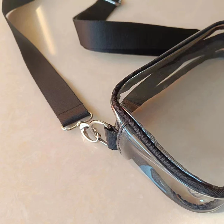 Custom Logo Stadium Approved PVC camera shaped bag crossbody design,women waterproof small camera shoulder sling bag