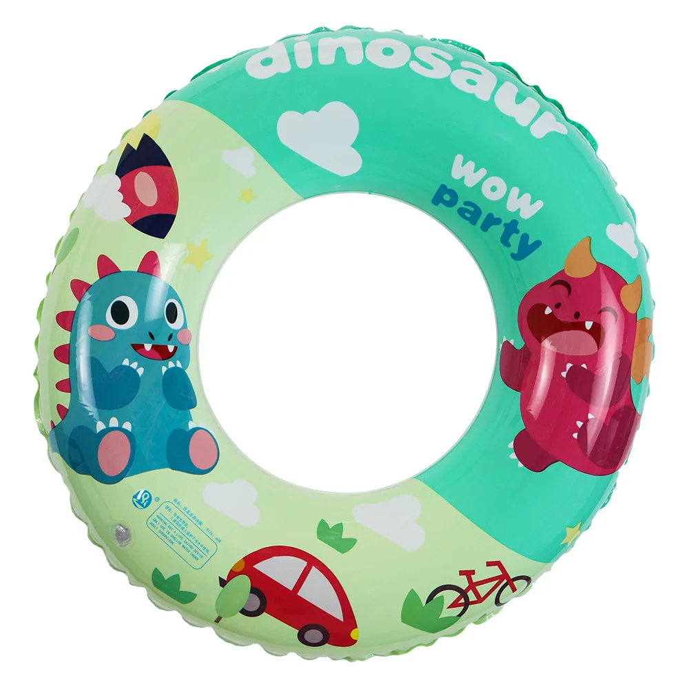 New In Stock Cute Pattern Thickened Fashion Adult Version Inflatable Swimming Ring