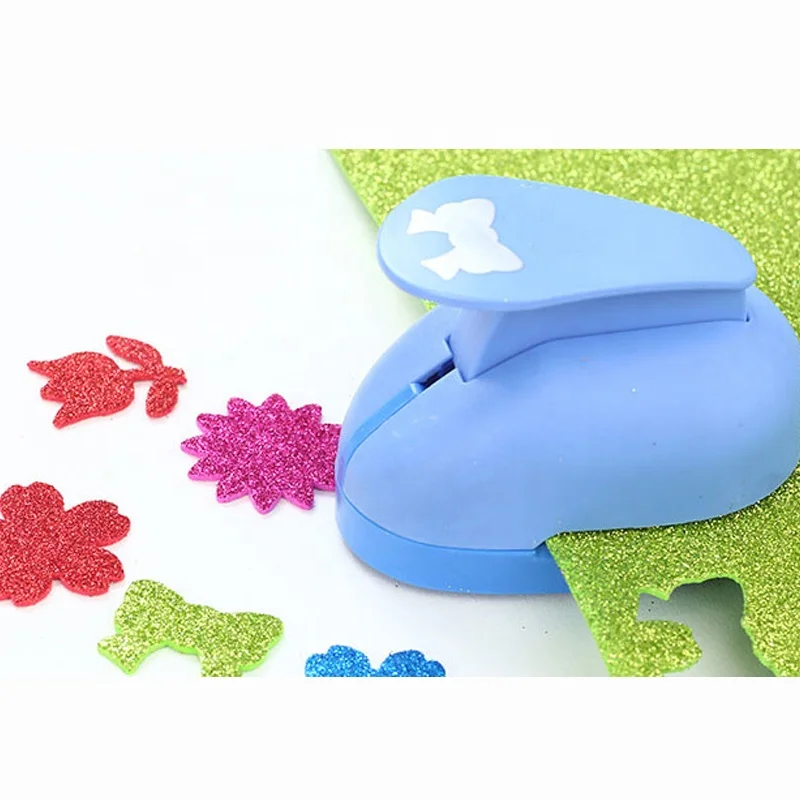 Raco wholesale Mini Hole Punch Kids Toys DIY Handmade Scrap Paper Gift Card Paper EVA Foam Punch Different Animals Love shape