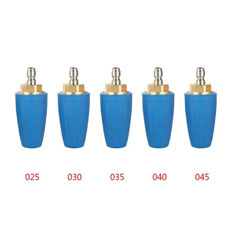Вращающаяся насадка для мойки высокого давления 1/4 дюйма, распылительный наконечник 2,5-4 GPM 3600PSI