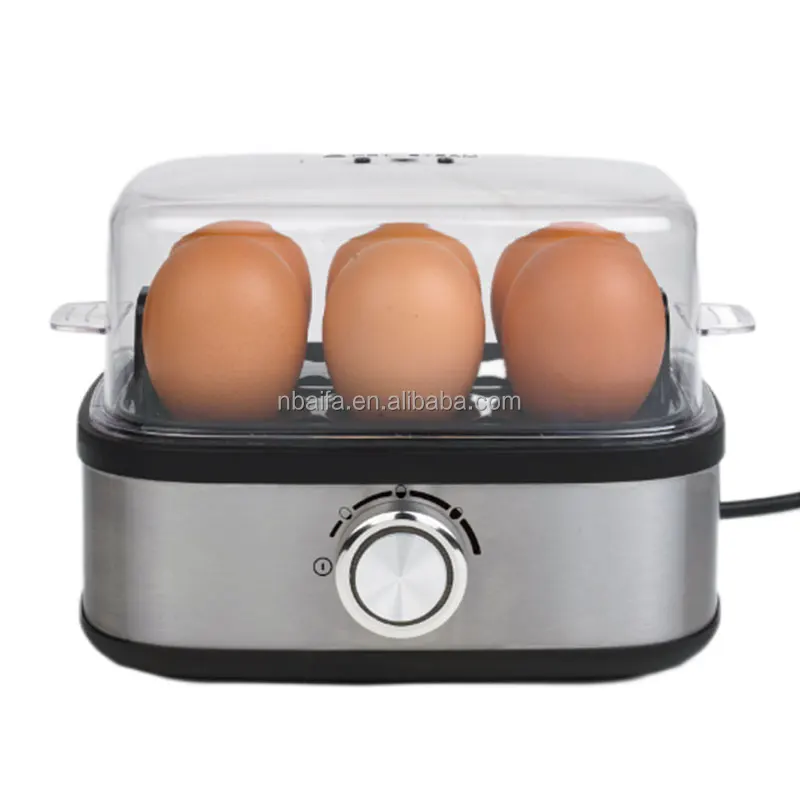 Aifa Smart Home Appliances Egg Steamer Double Layer Automatic Egg Cooker Machine Mini Electric Egg Boilers Stainless Steel
