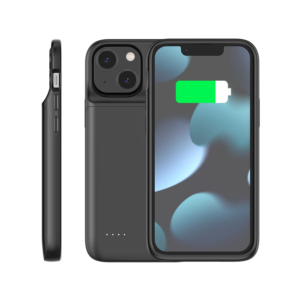 Ultra thin slim design Rechargeable Backup Extended Portable Battery Charger Power Case For iPhone 12 mini iPhone 13 mini