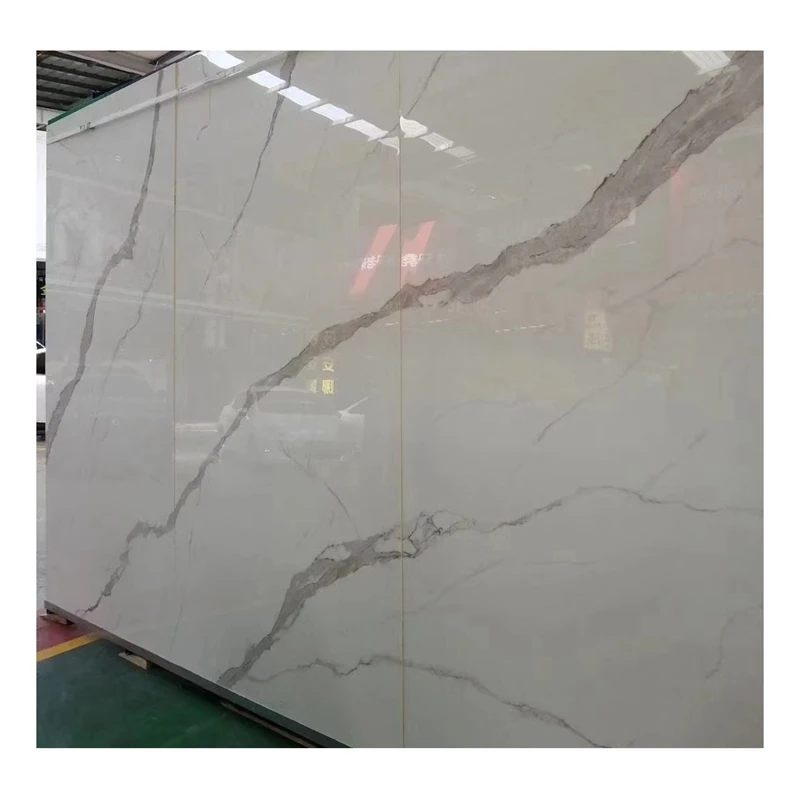 Calacatta White Series Artificial Marble Wall Panel