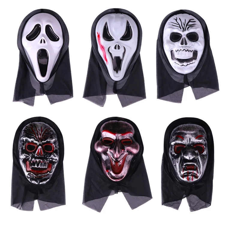 Hot Sale Custom Halloween Party Celebration Mask Masquerade Full Face Scream Mask for Adult Child