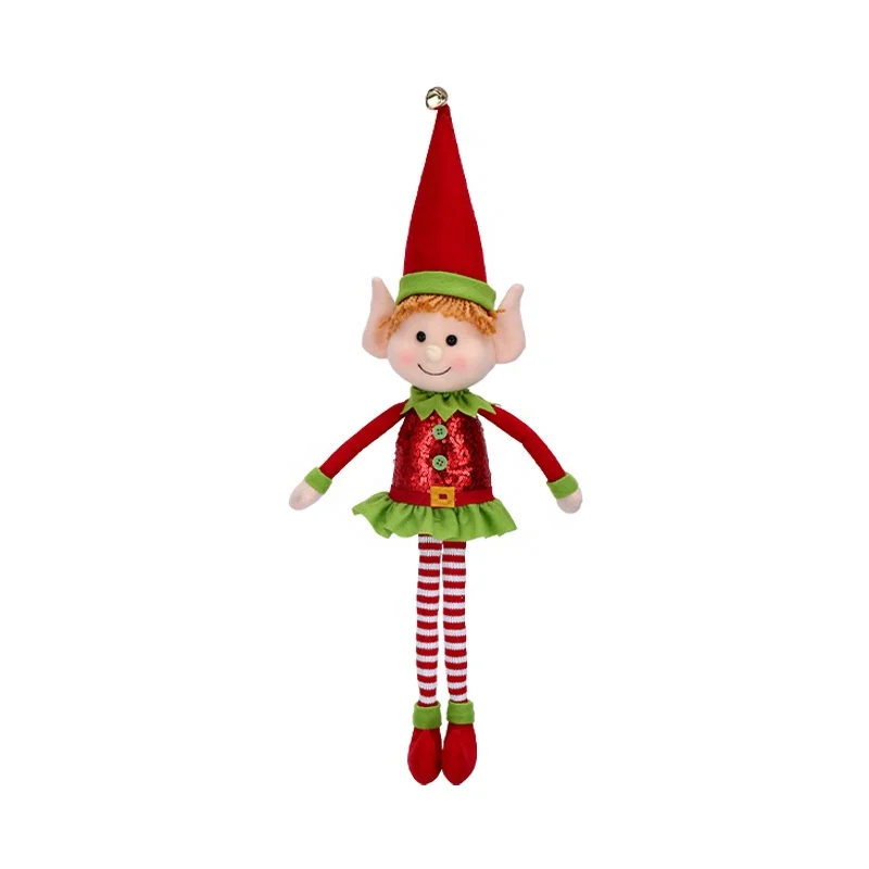 Wholesale Christmas Elf Toys Mini Cute Plush Elves Soft Christmas Doll Plush Elf Toy
