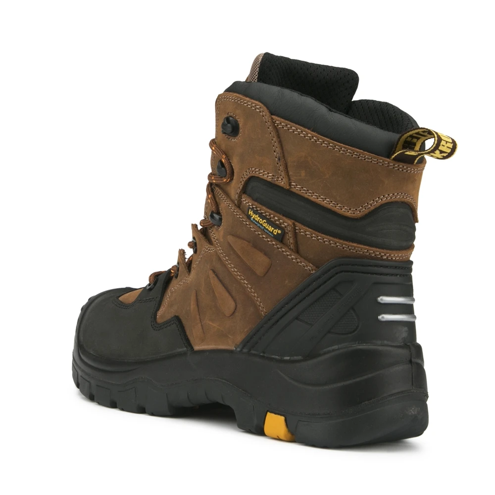 boot heel welding boots for man high quality genuine leather steel toe safety shoes