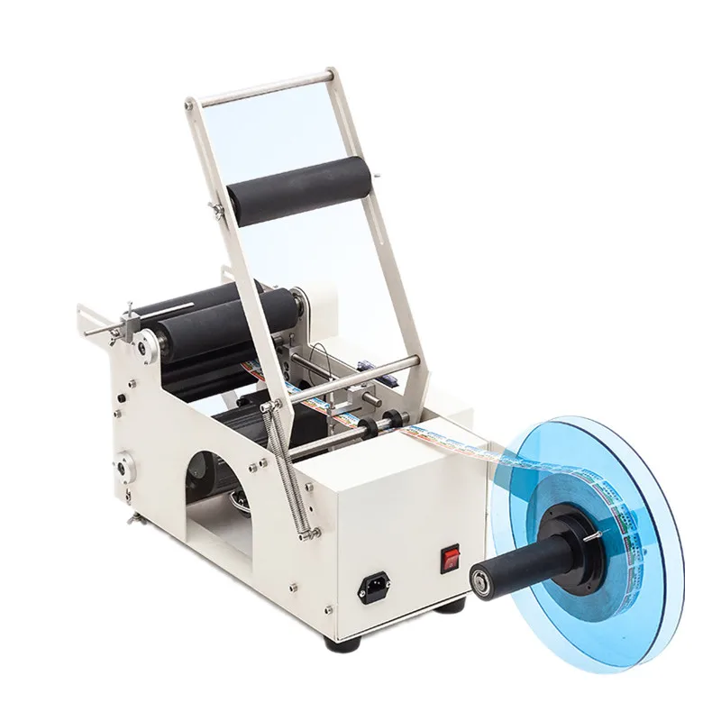 Semi-automatic labeling technology, shrink label printing device, small business machines