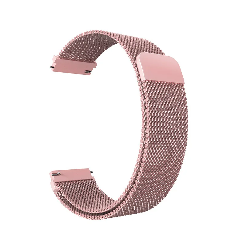 18 20 22mm Magnet Stainless Steel Metal Watch strap band for watch active 2